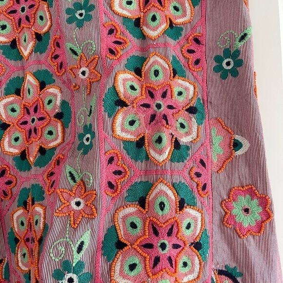 Anthropologie Embroidered and Appliquéd Beaded Shift Dress - 2 - Picture 6 of 10